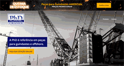 Desktop Screenshot of phdengenharia.com.br